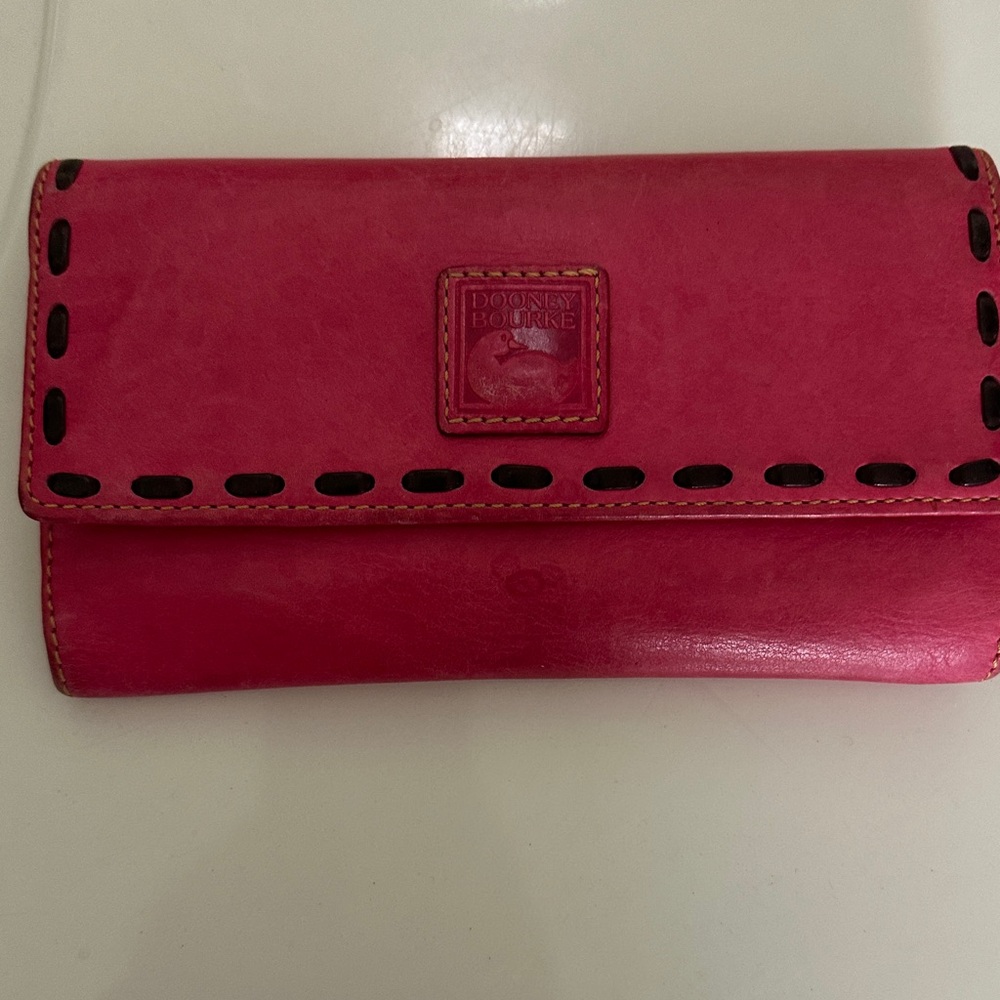 Dooney & Bourke Vibrant Pink Wallet